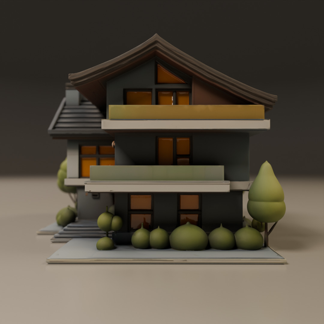 house model 3D print model_16