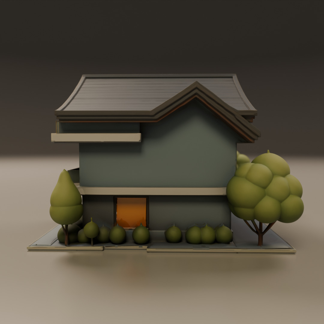 house model 3D print model_10