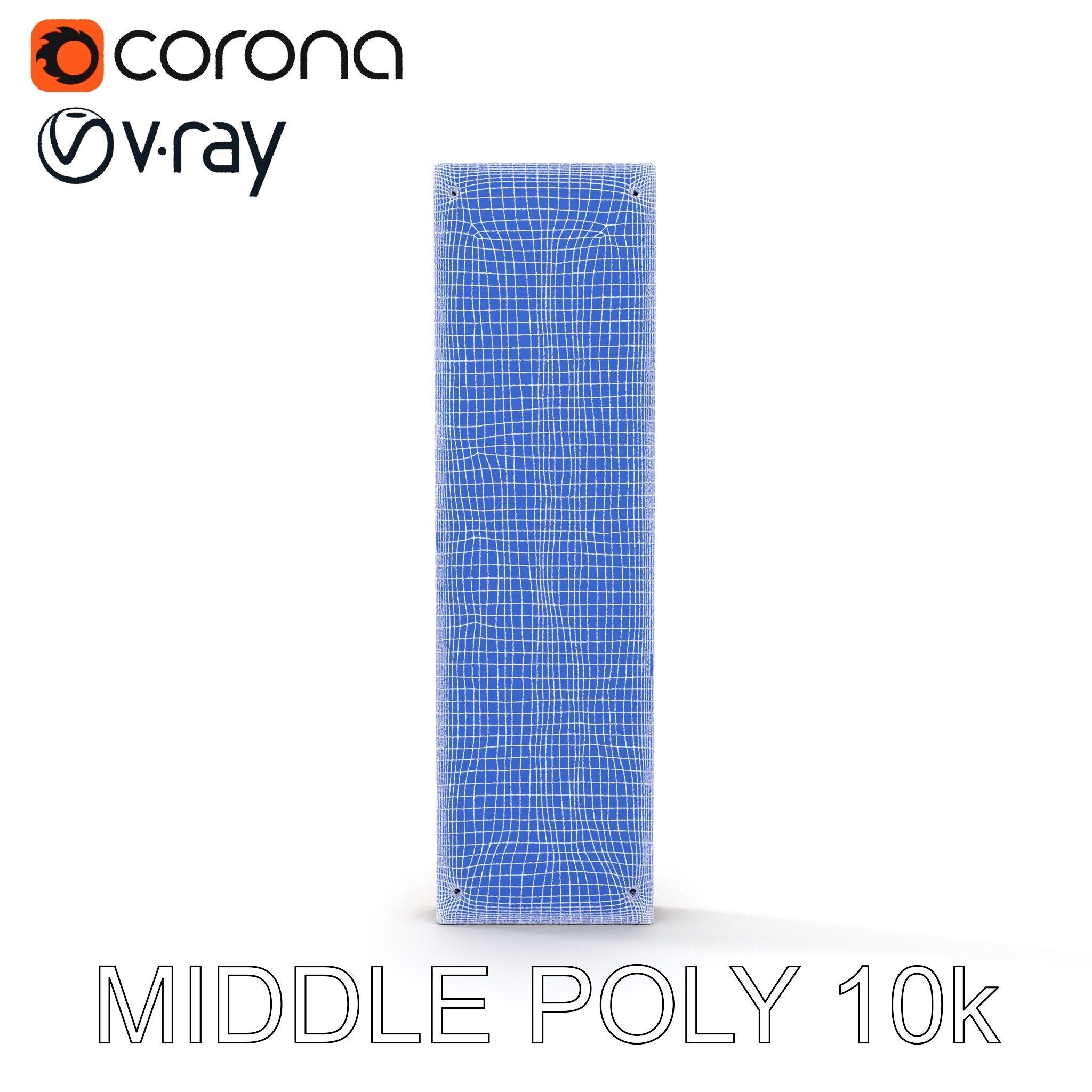 Perforated Metal Panel Wall Model Pack Low-poly 3D model_30