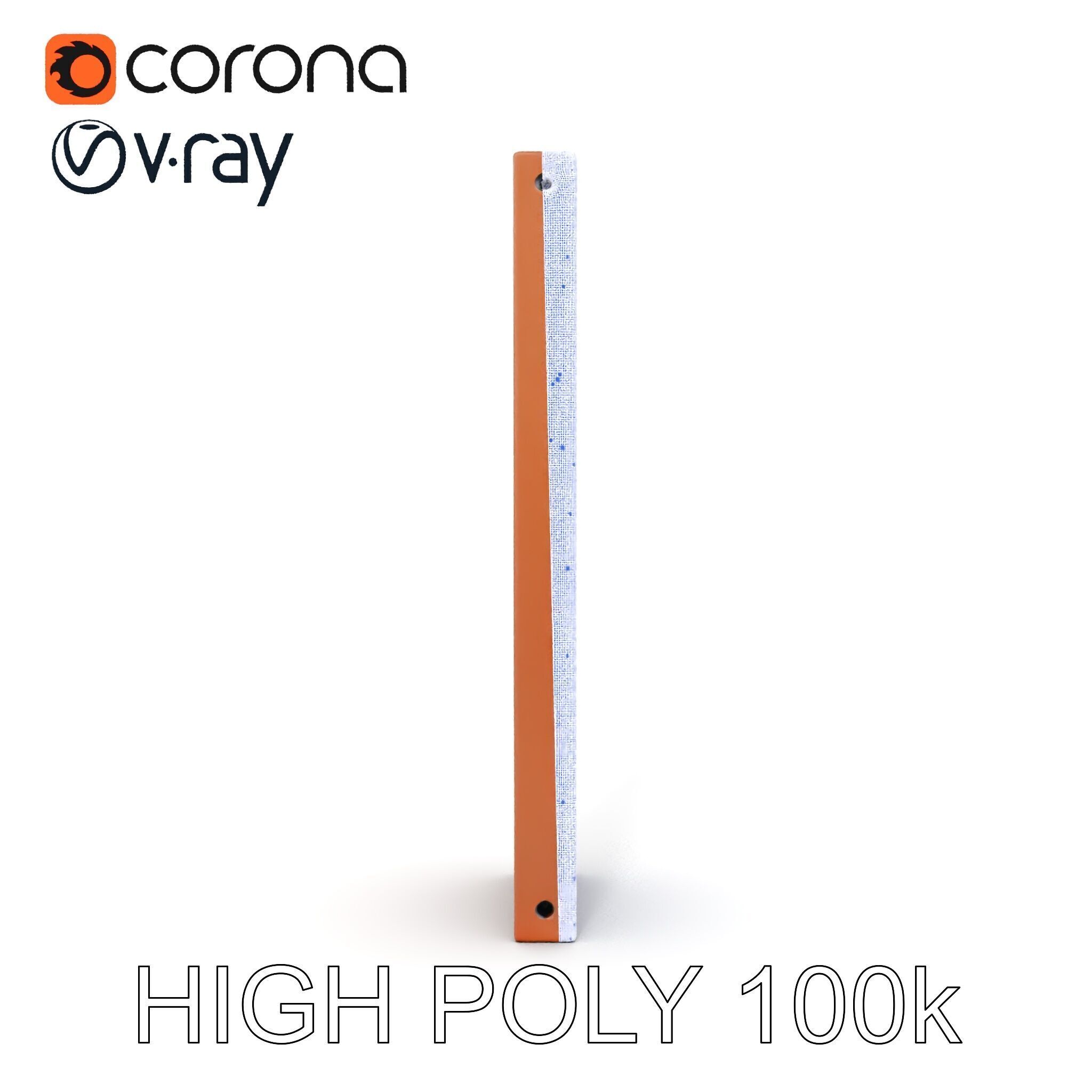 Perforated Metal Panel Wall Model Pack Low-poly 3D model_21