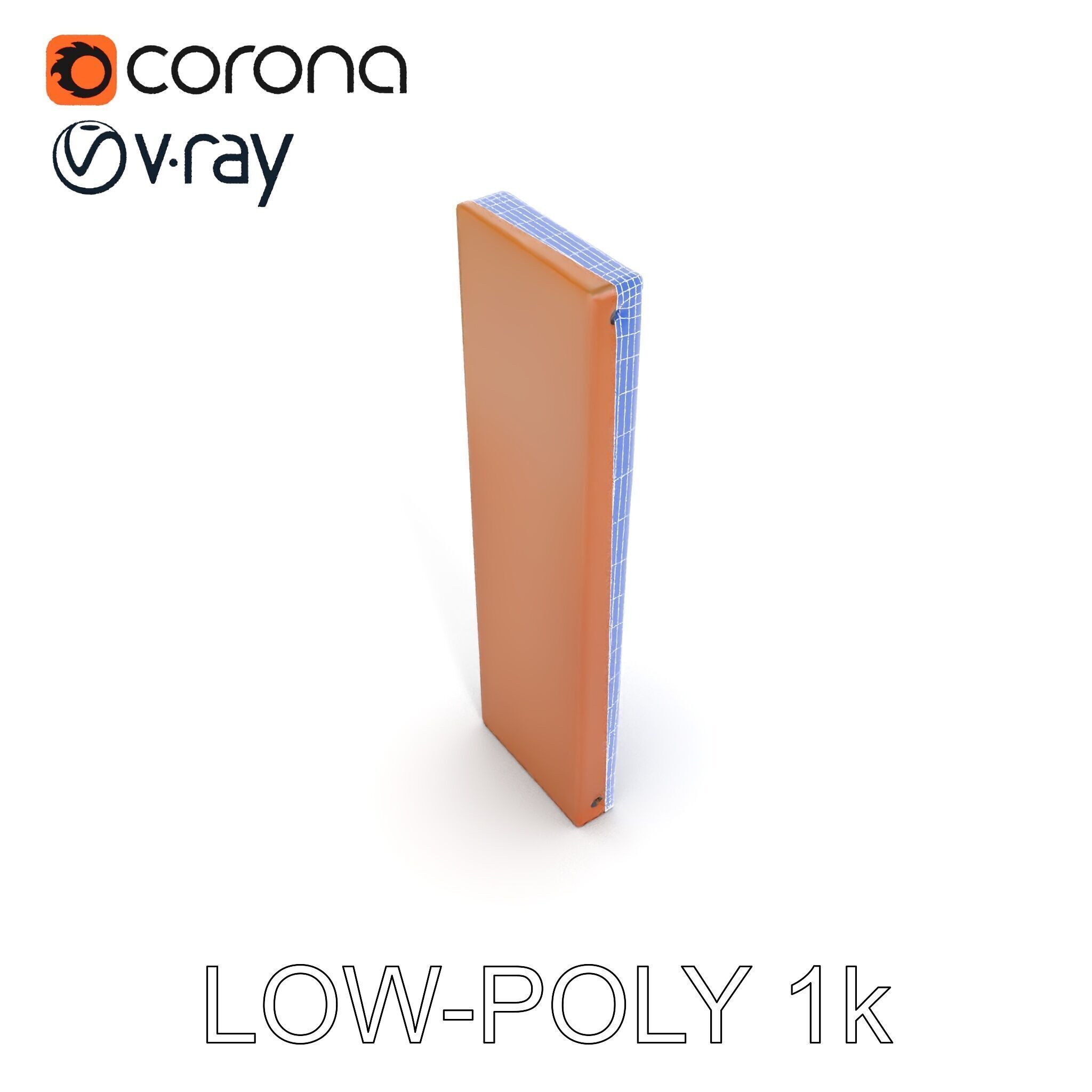 Perforated Metal Panel Wall Model Pack Low-poly 3D model_31