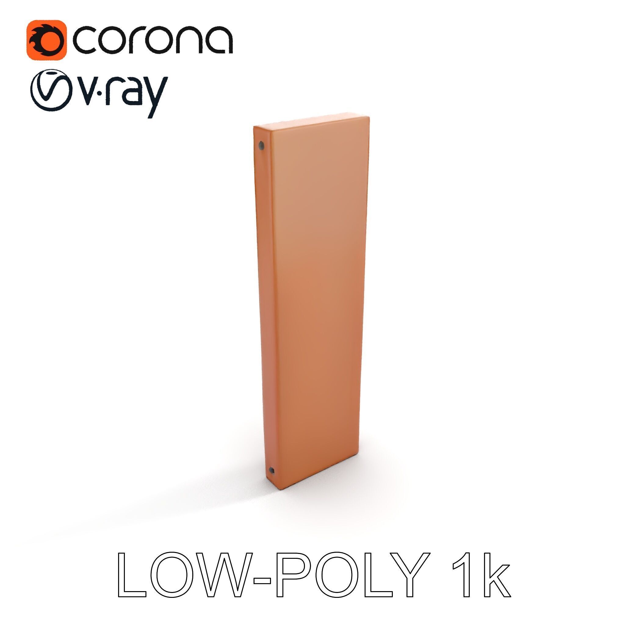 Perforated Metal Panel Wall Model Pack Low-poly 3D model_15