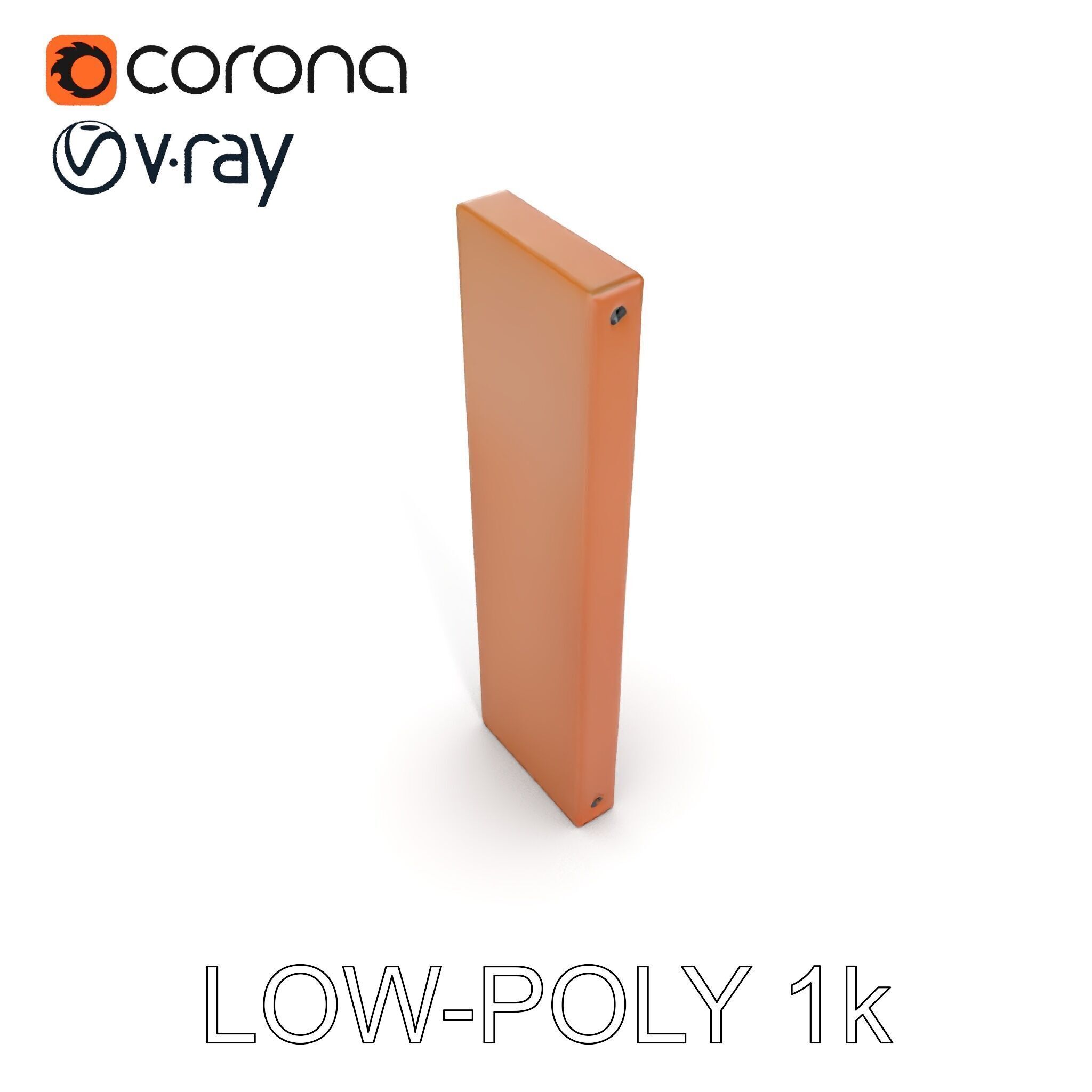 Perforated Metal Panel Wall Model Pack Low-poly 3D model_26