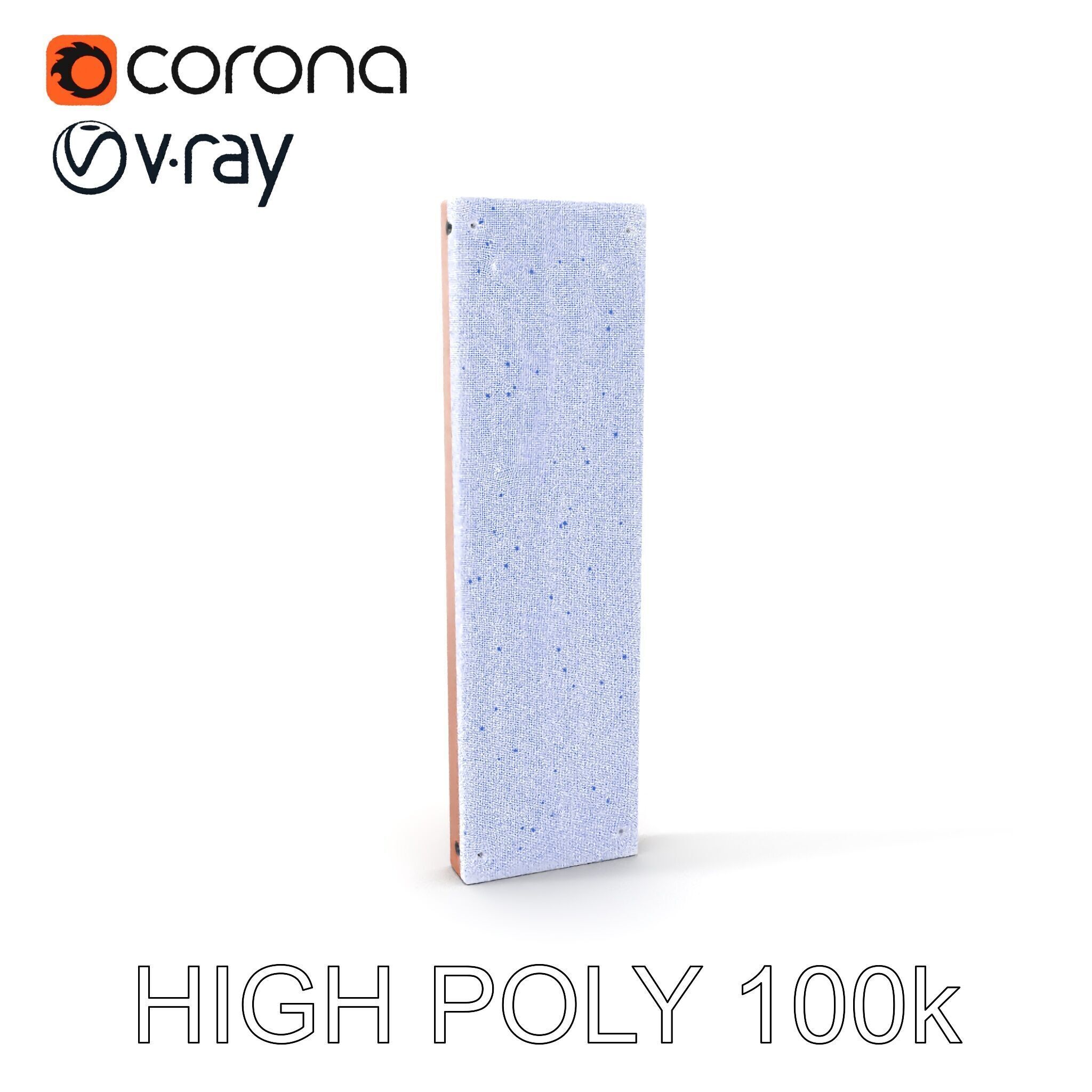 Perforated Metal Panel Wall Model Pack Low-poly 3D model_4