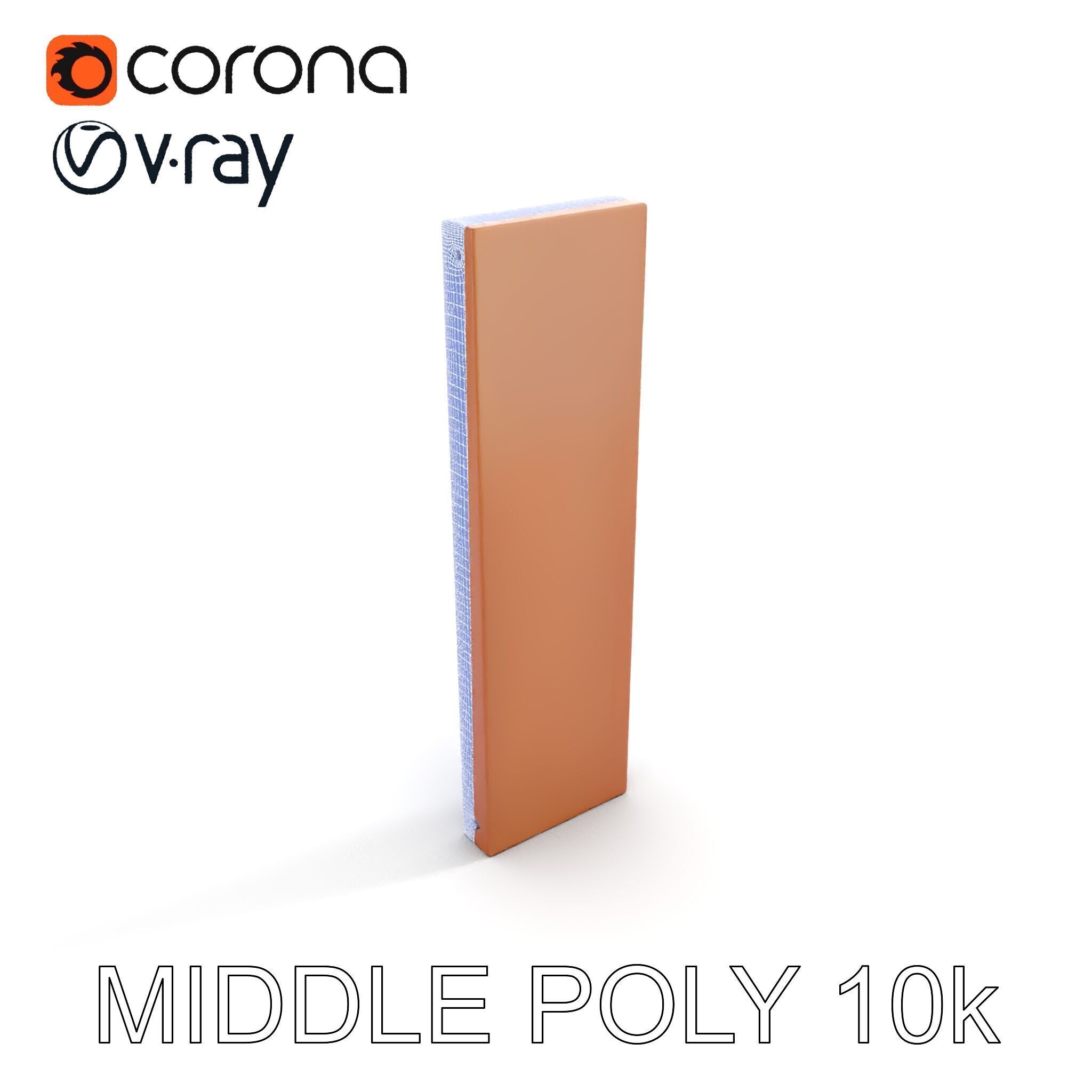 Perforated Metal Panel Wall Model Pack Low-poly 3D model_19