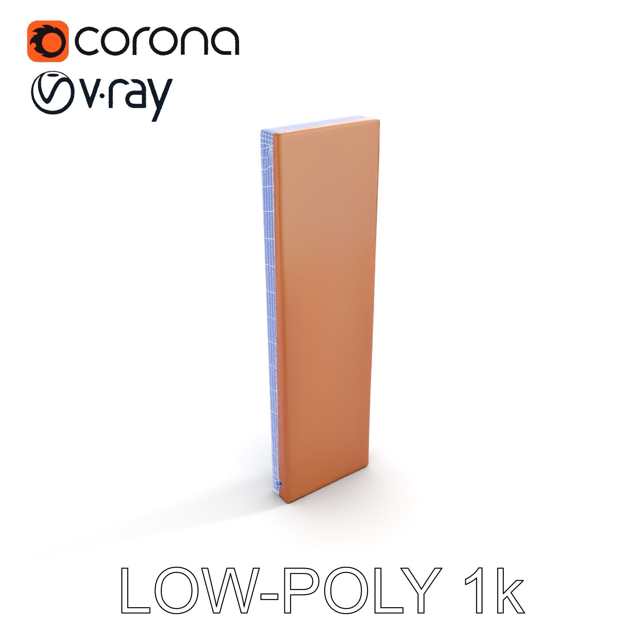 Perforated Metal Panel Wall Model Pack Low-poly 3D model_10