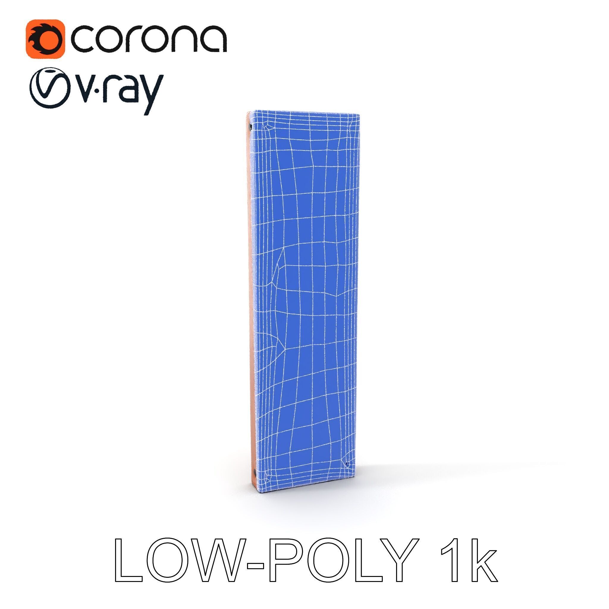 Perforated Metal Panel Wall Model Pack Low-poly 3D model_23