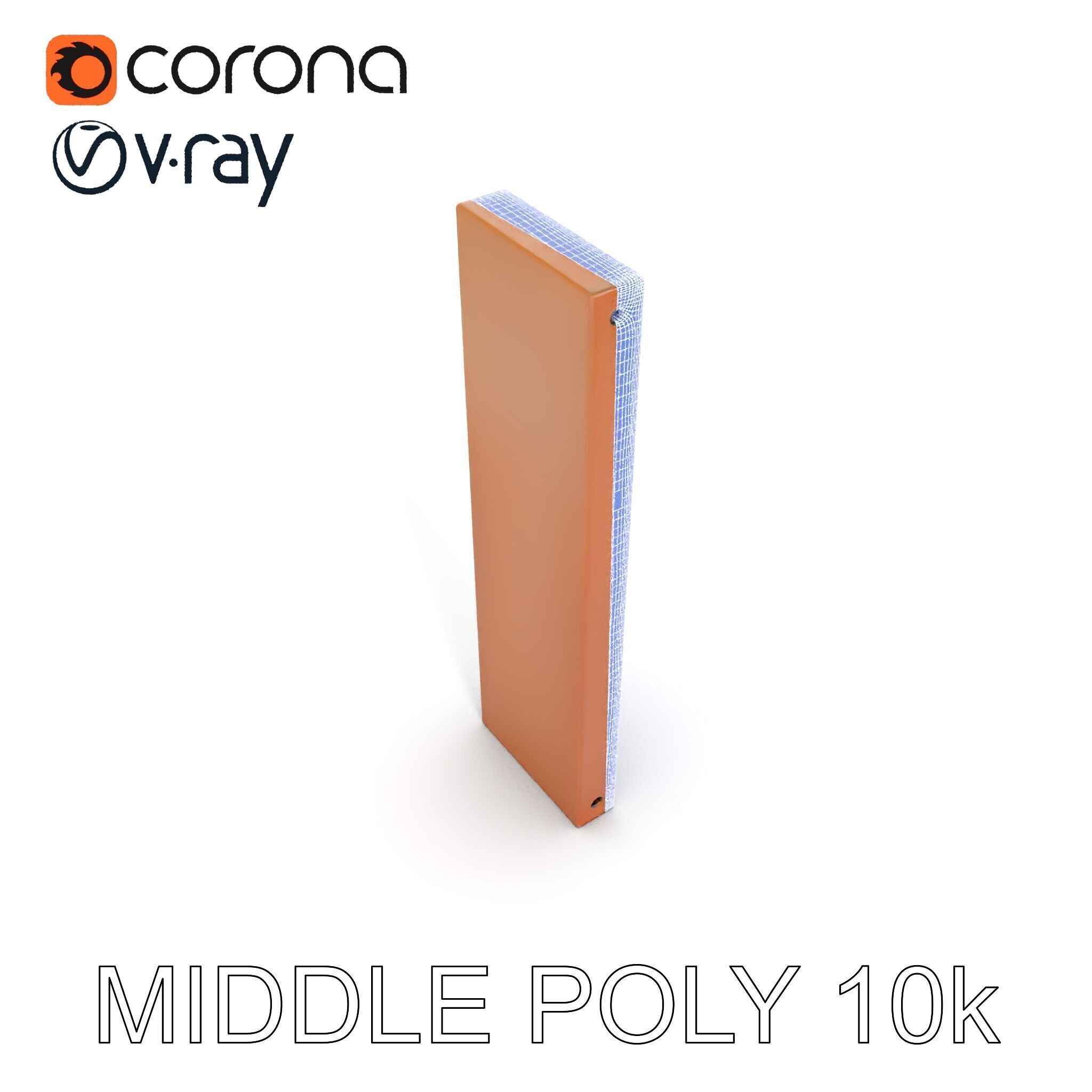 Perforated Metal Panel Wall Model Pack Low-poly 3D model_25