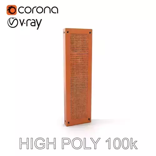 Perforated Metal Panel Wall Model Pack