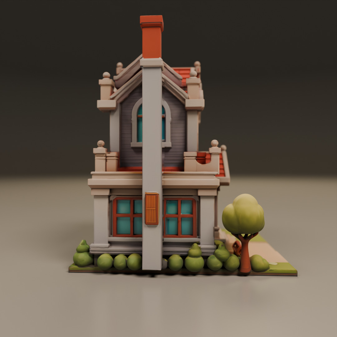 house model 3D print model_9