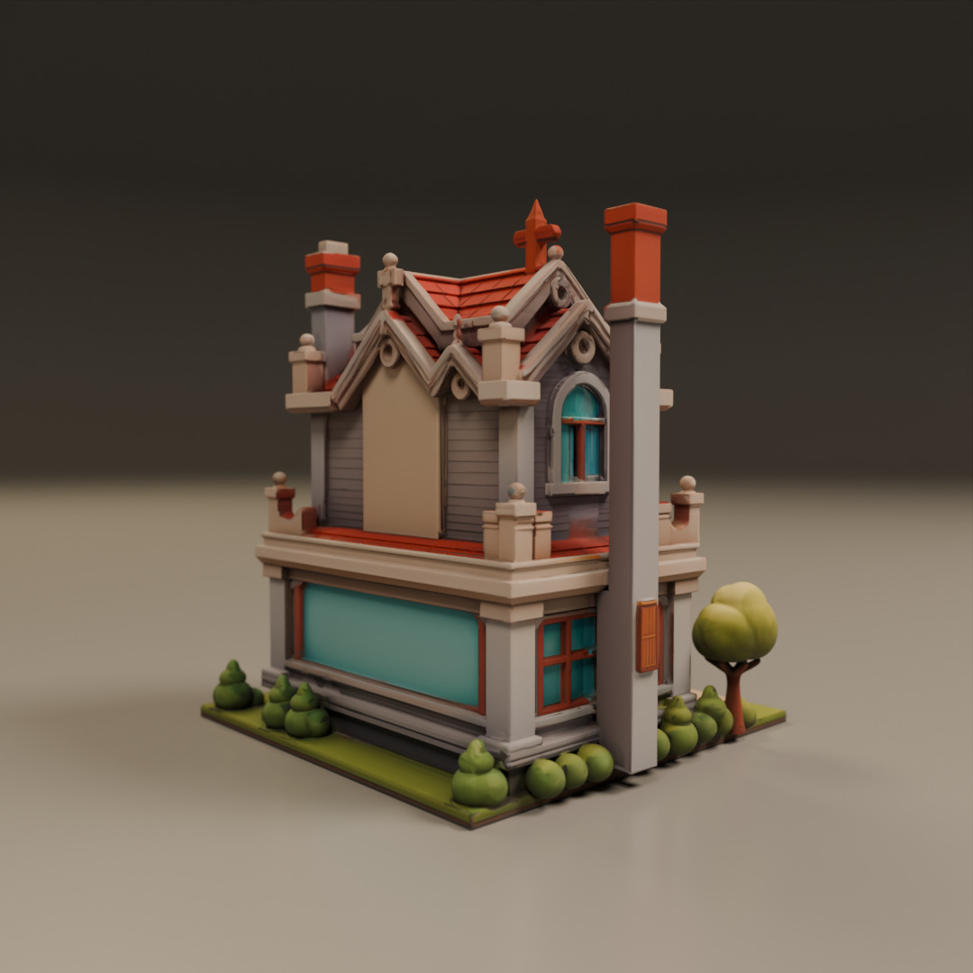 house model 3D print model_15