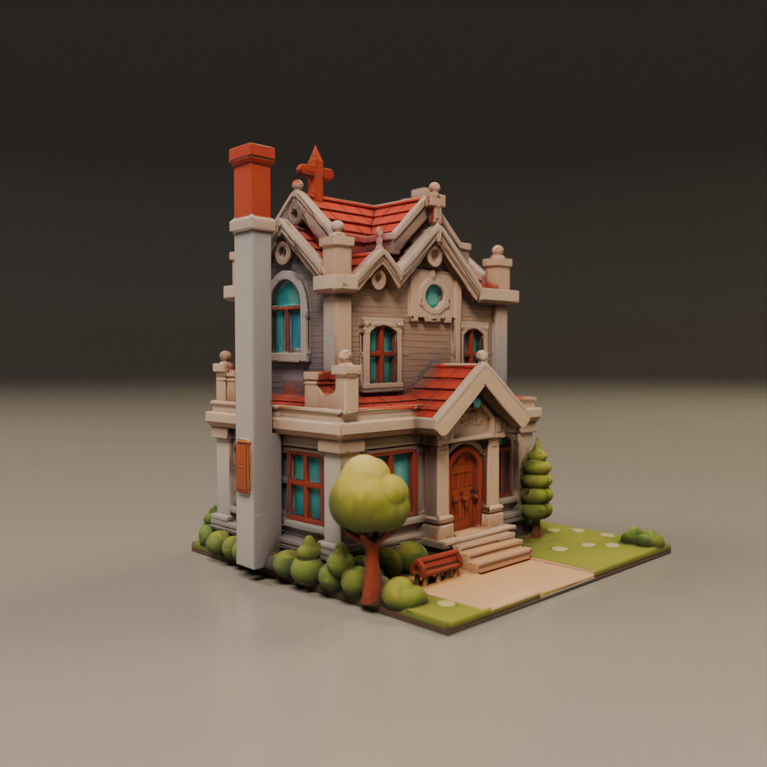 house model 3D print model_12