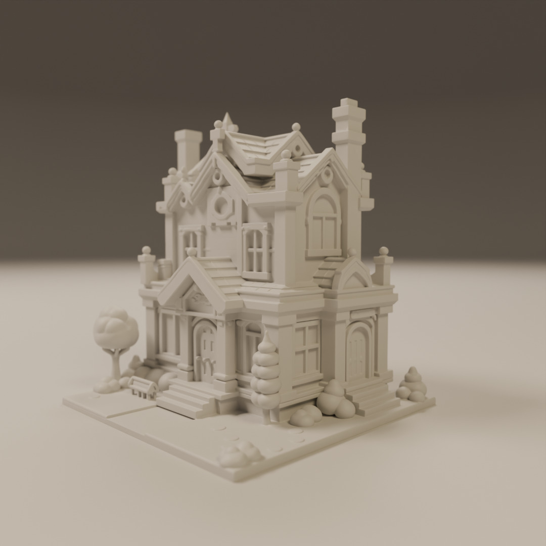 house model 3D print model_5