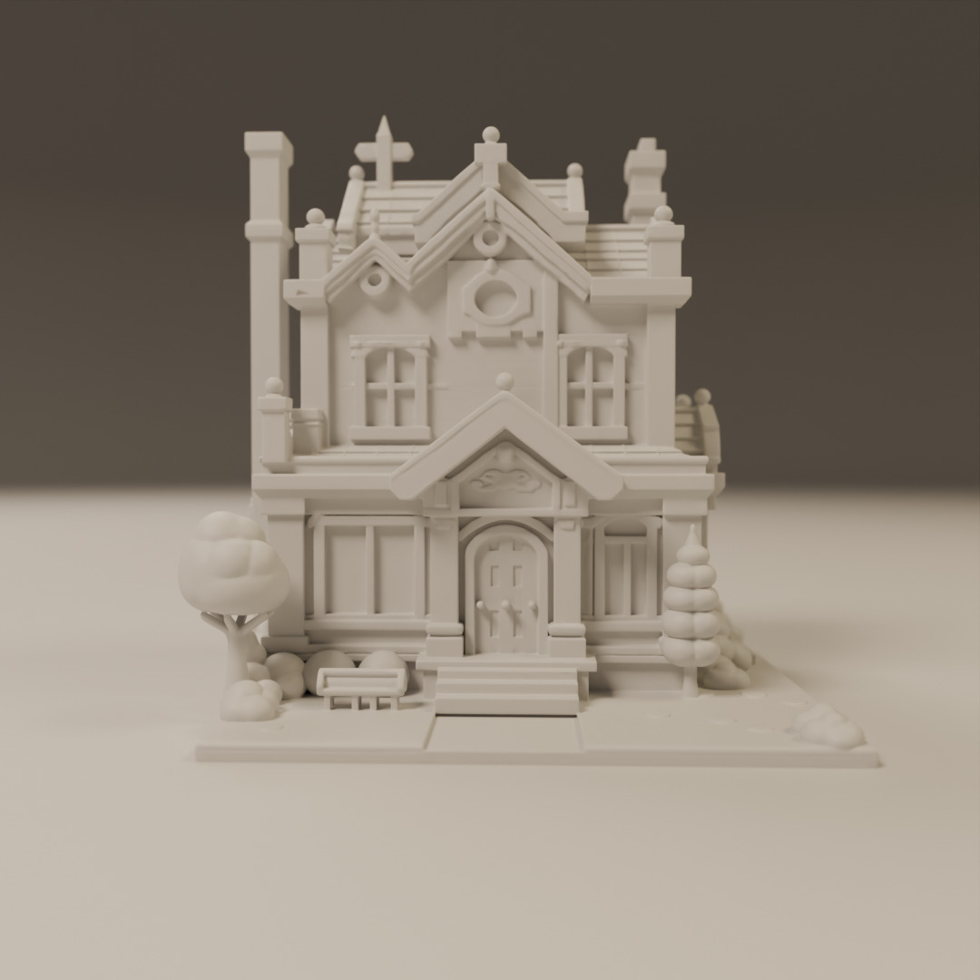 house model 3D print model_8