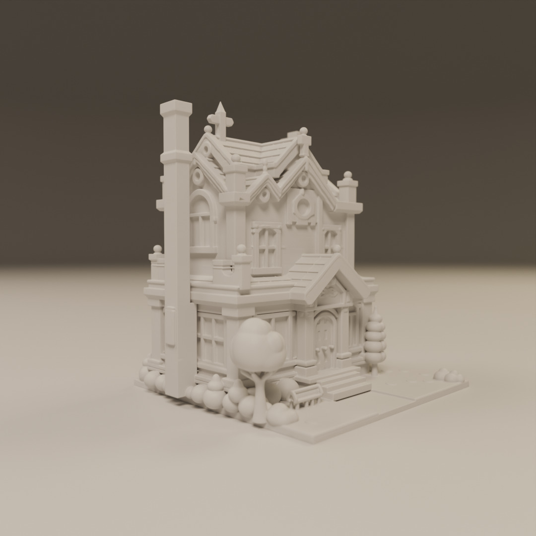 house model 3D print model_4