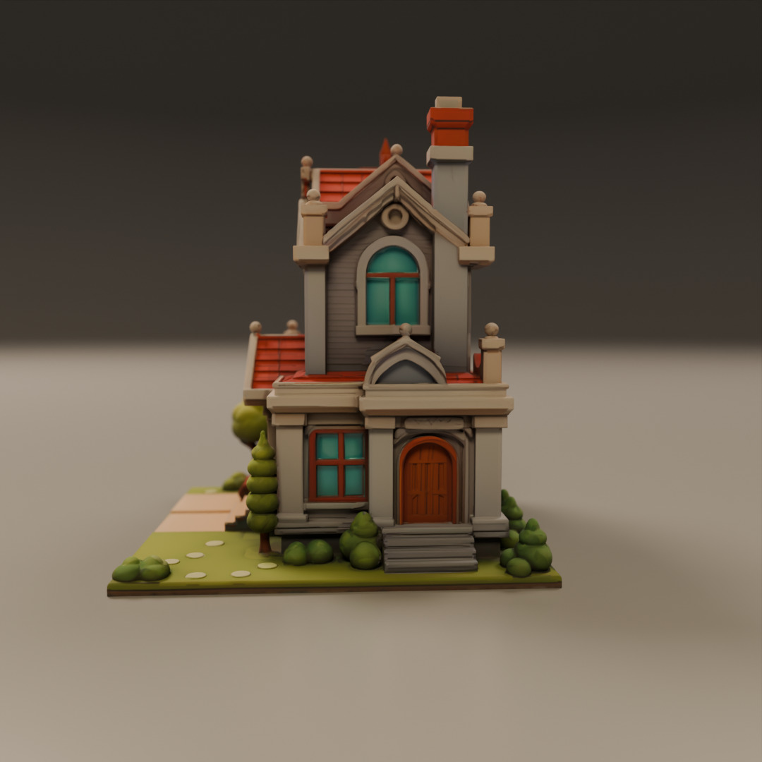 house model 3D print model_10