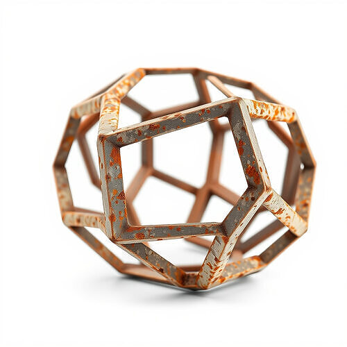 Rustic Geometric Sculpture Model Pack Low-poly 3D model