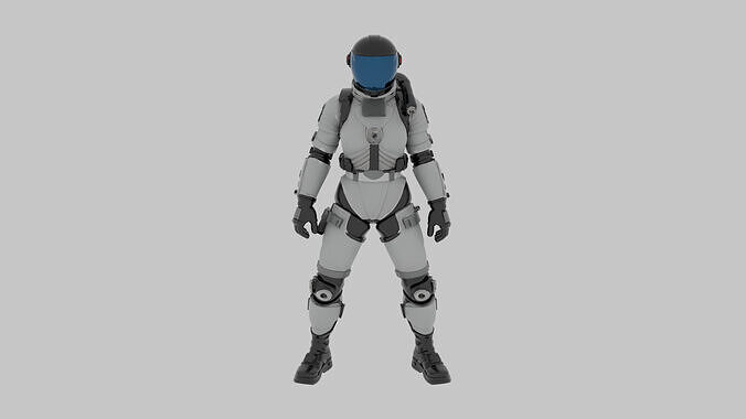 Stellar Explorer Suit 3D model