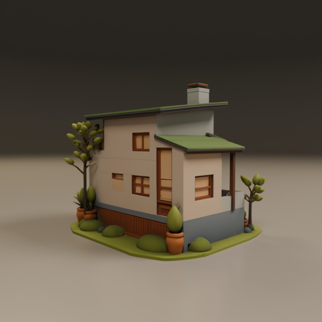 house model 3D print model_15
