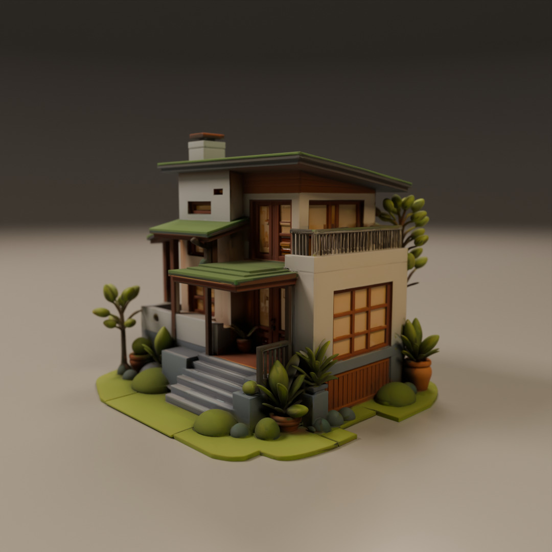 house model 3D print model_13