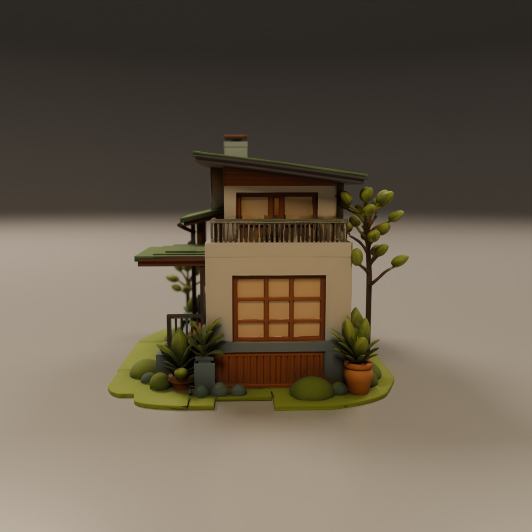house model 3D print model_10