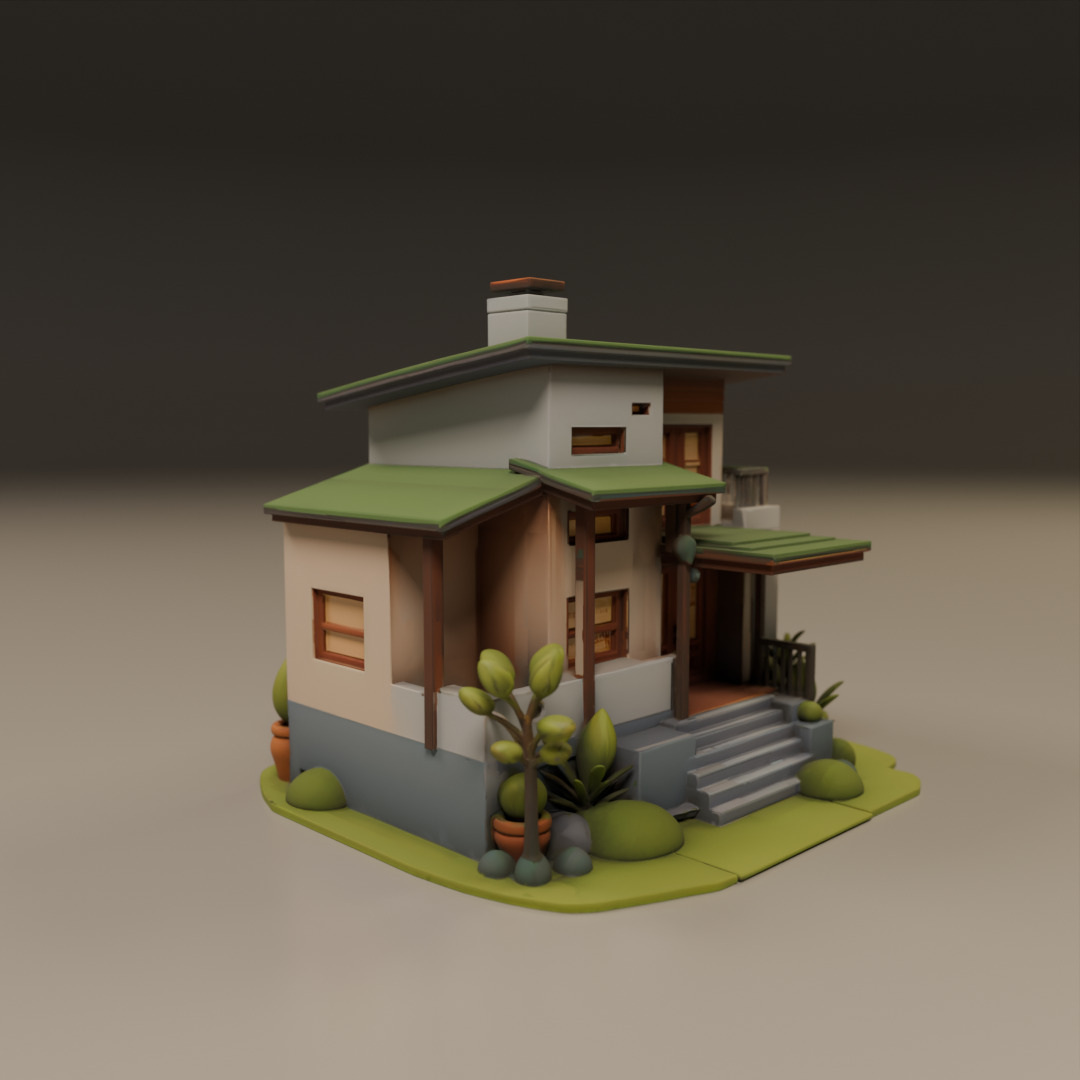 house model 3D print model_12