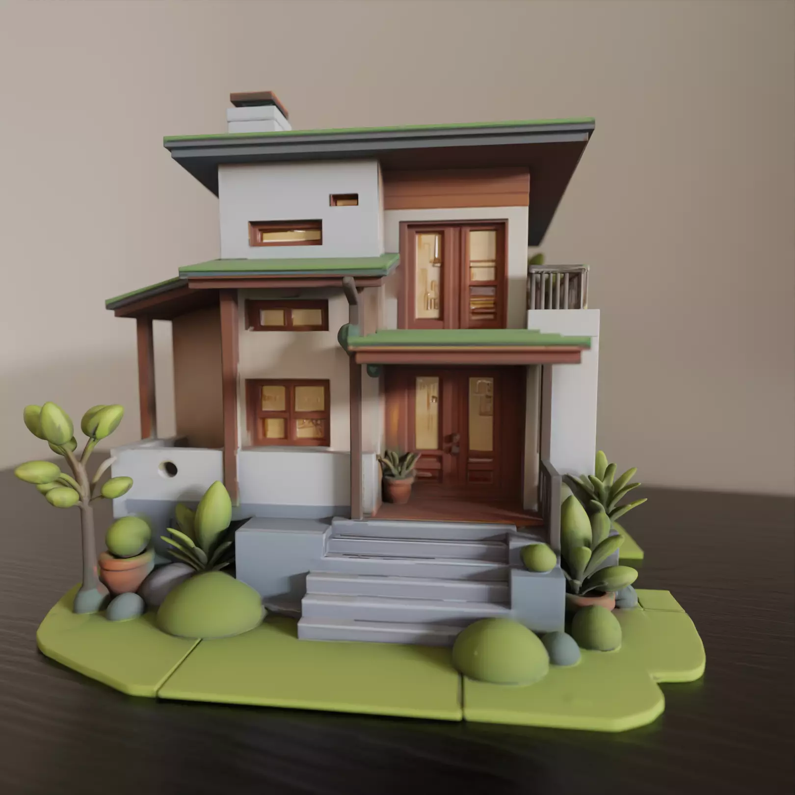 house model 3D print model_0