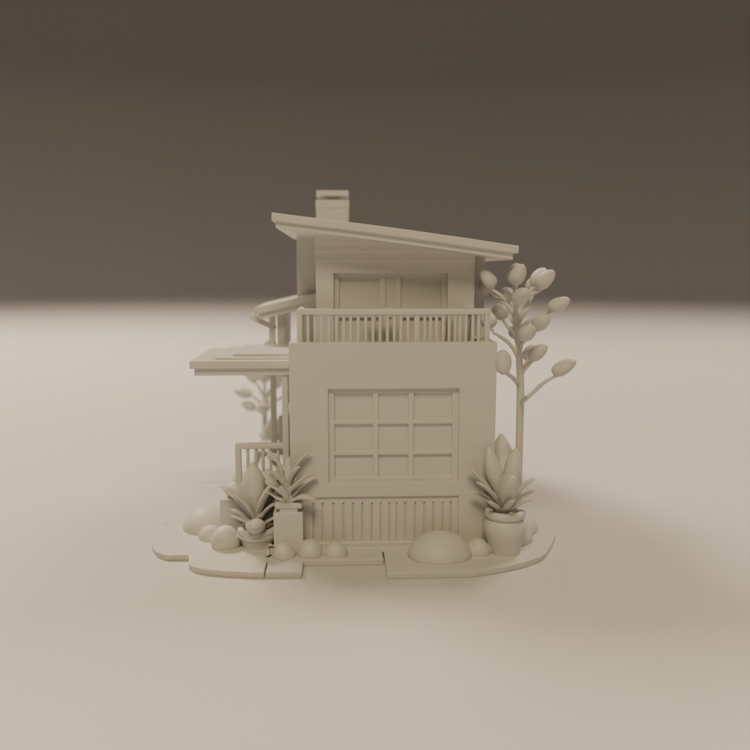 house model 3D print model_2