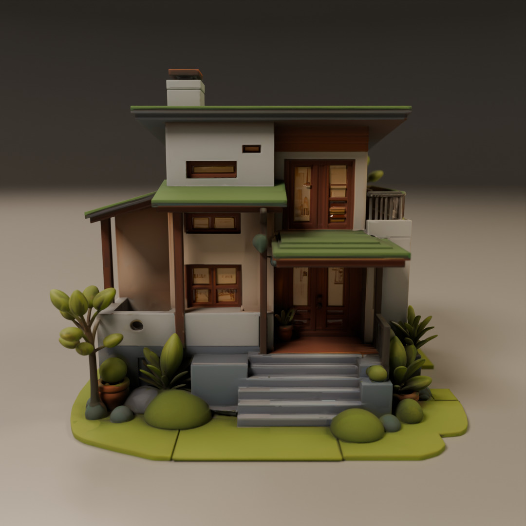 house model 3D print model_16