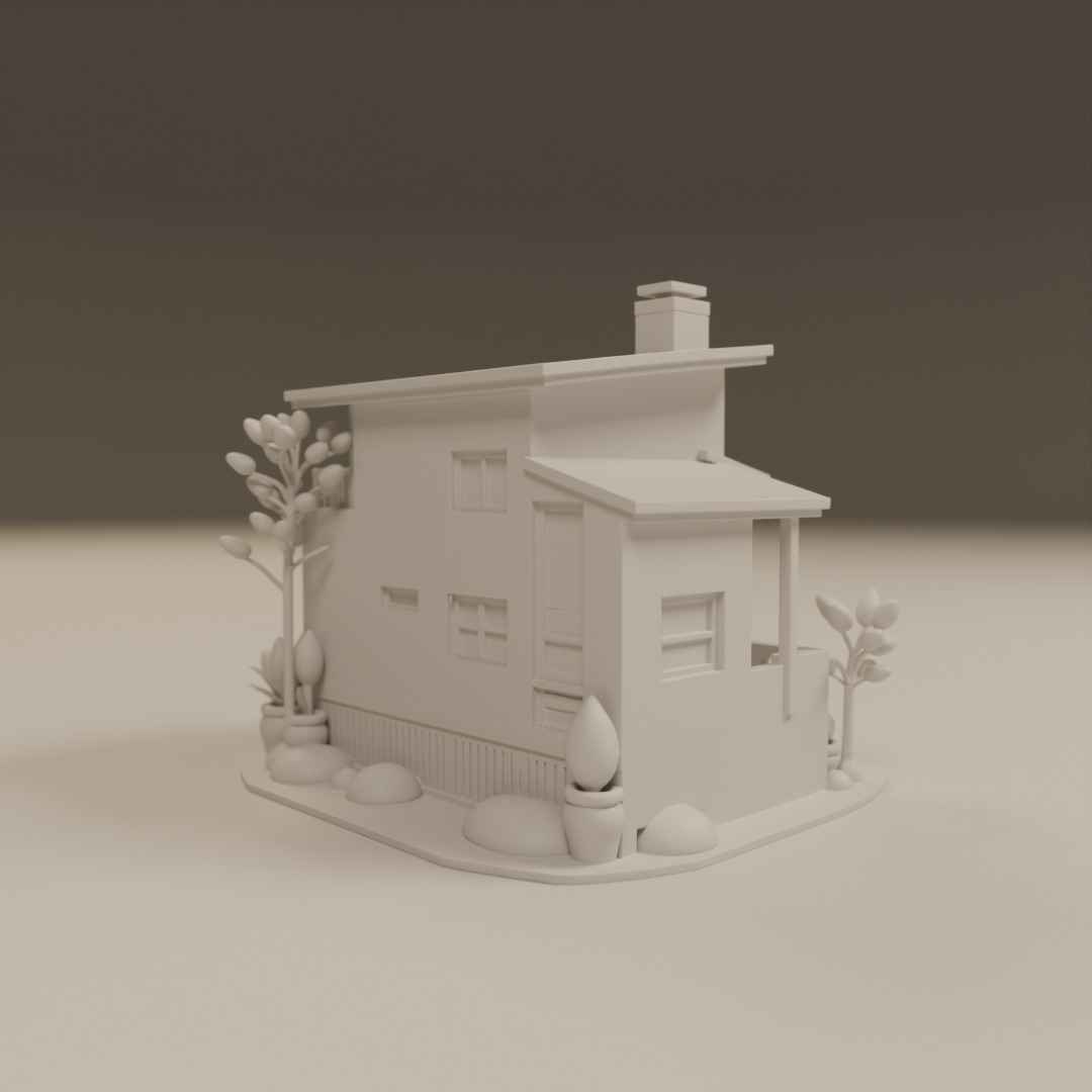 house model 3D print model_7