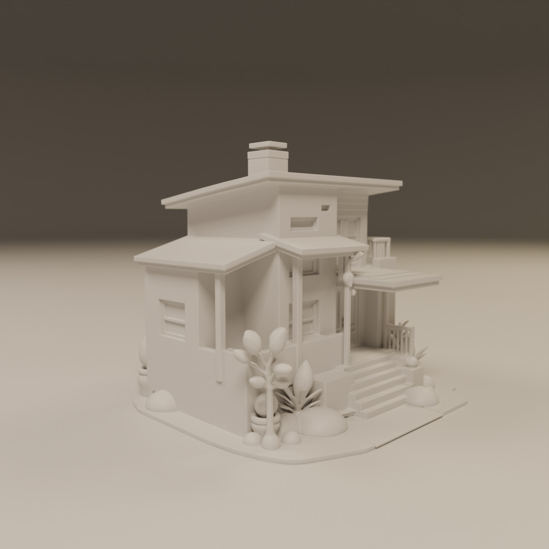 house model 3D print model_4