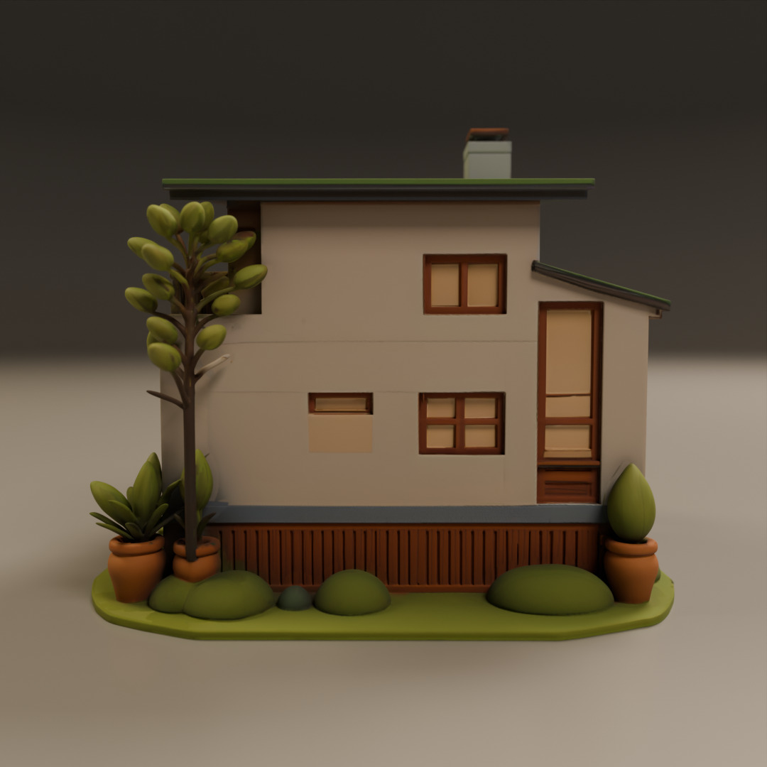 house model 3D print model_11