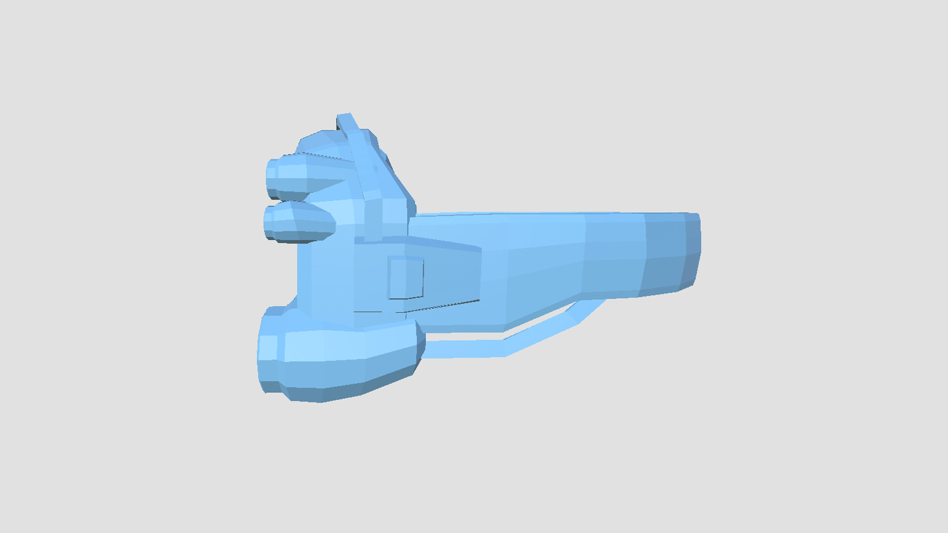 SciFi Glasses Low Poly A01 - Character Design Low-poly 3D model_12