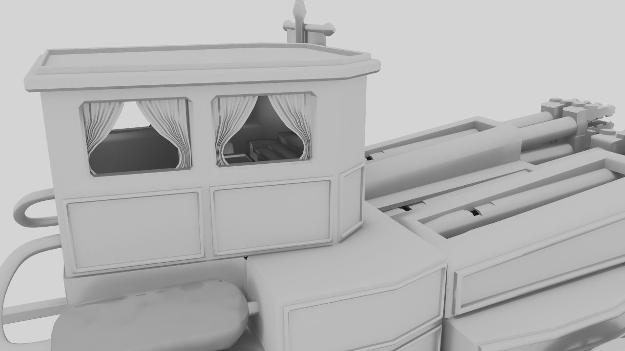 The Necromancer organ Low-poly 3D model_15