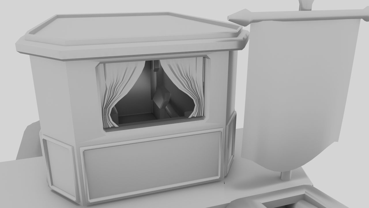 The Necromancer organ Low-poly 3D model_10