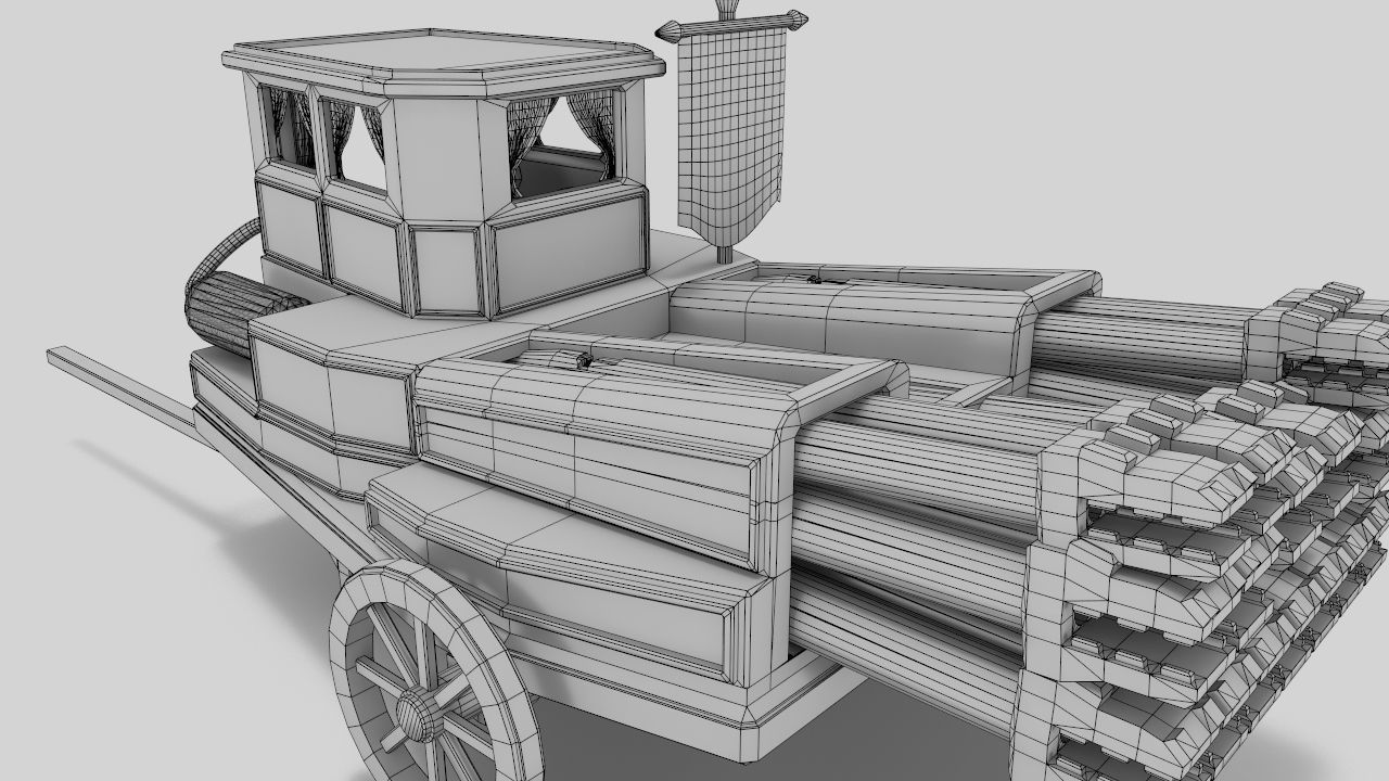 The Necromancer organ Low-poly 3D model_18