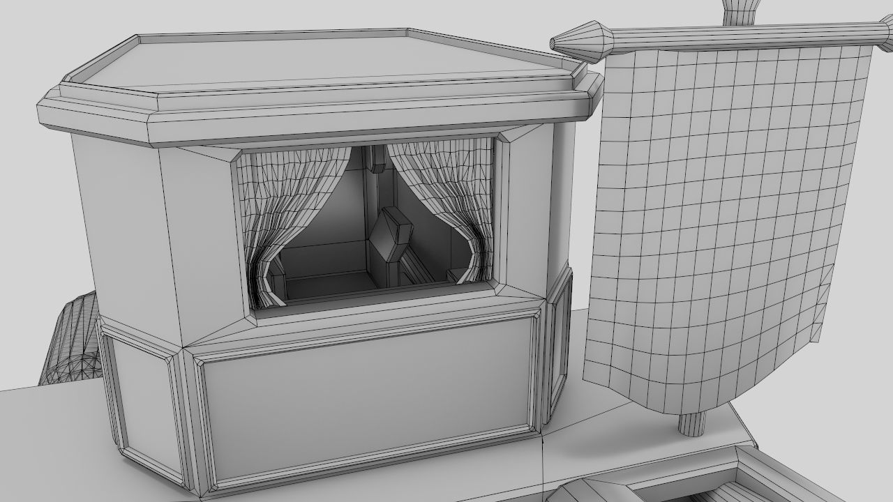 The Necromancer organ Low-poly 3D model_21