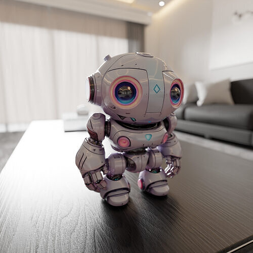 humanoid robot 3D print model