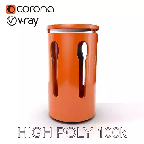 Stylish Cylindrical Lantern Model Pack for Rendering