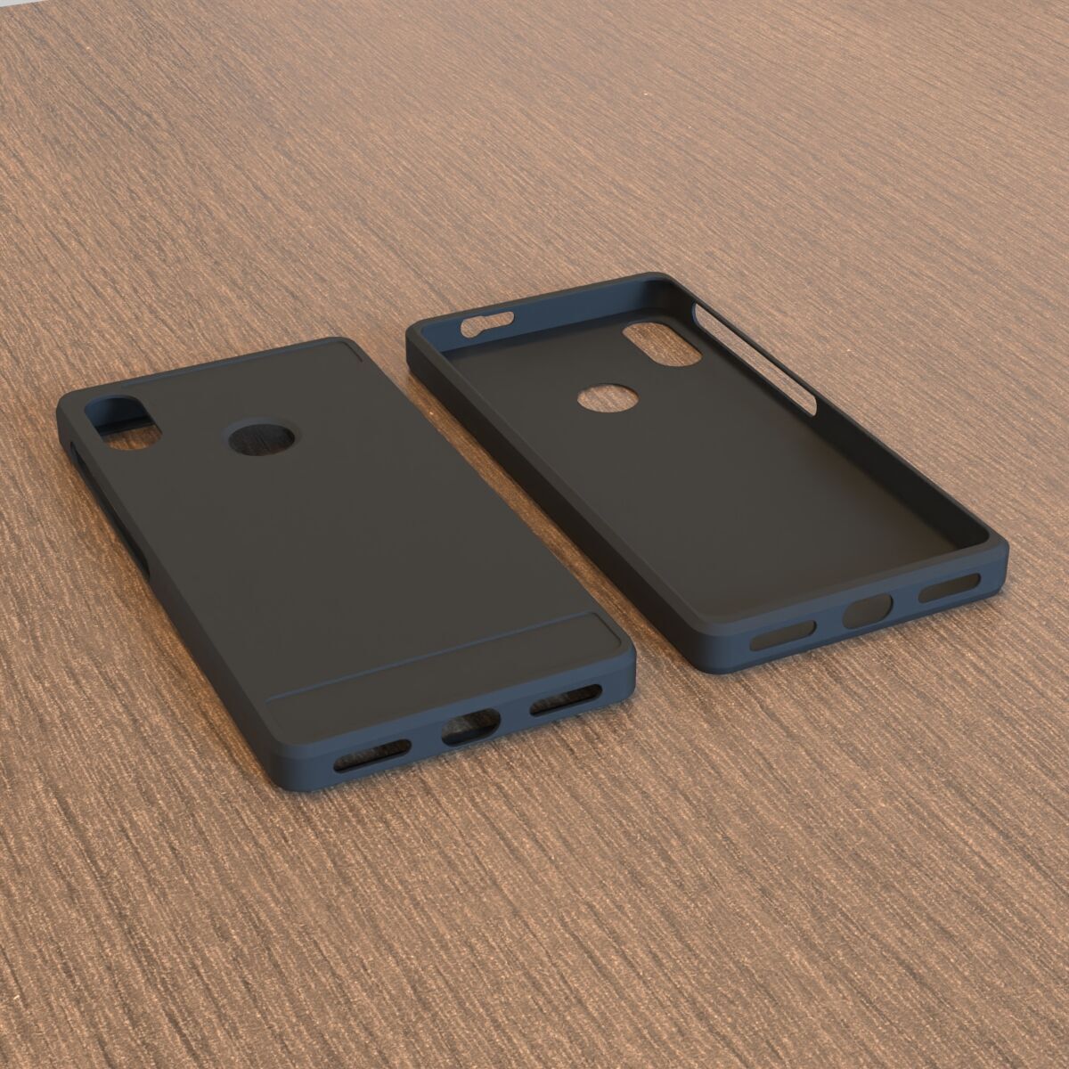Mobile Case Motorola One Power 3D print model_3