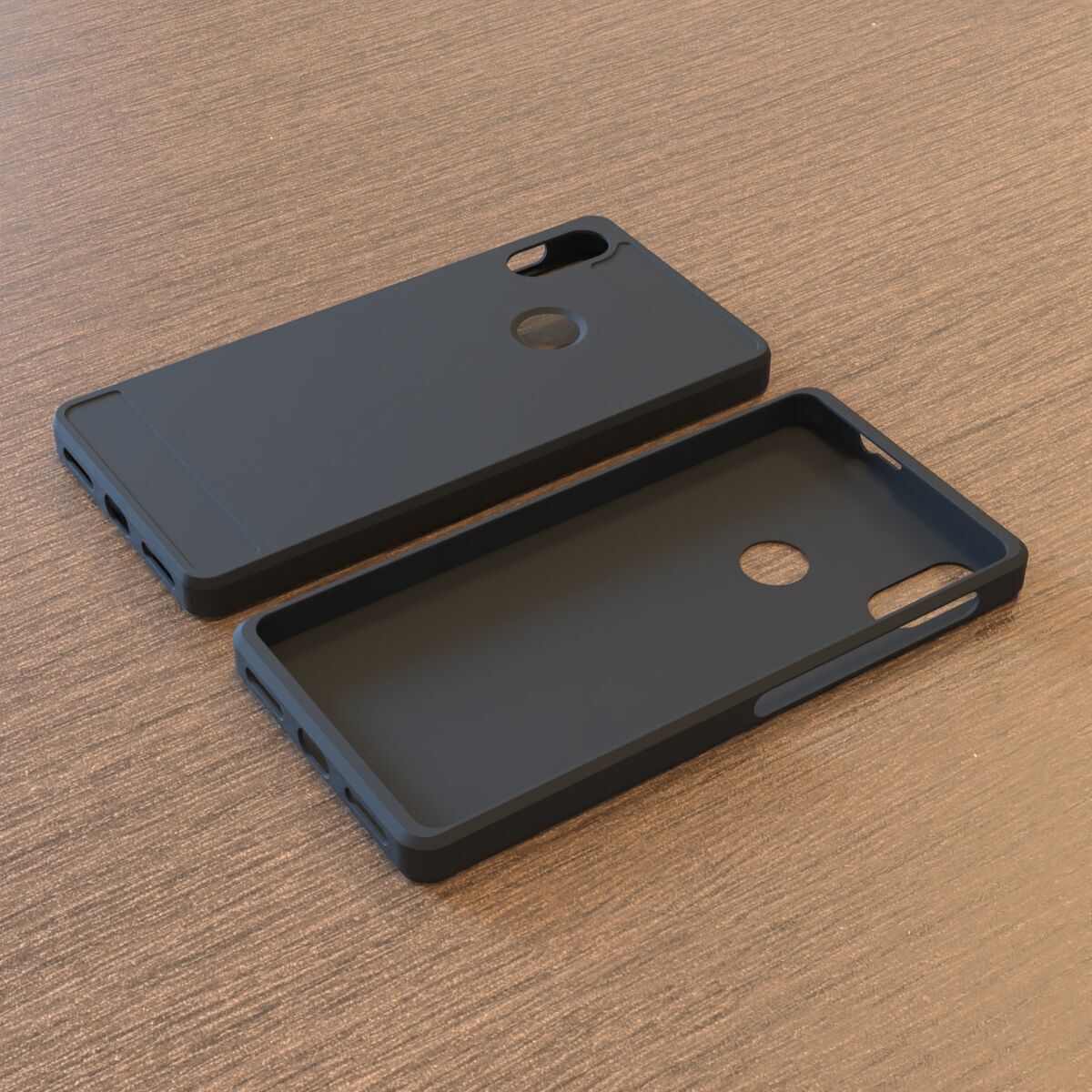 Mobile Case Motorola One Power 3D print model_8