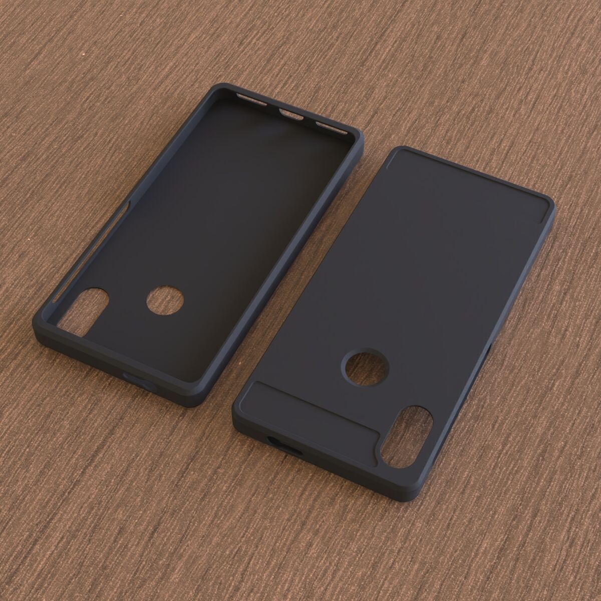 Mobile Case Motorola One Power 3D print model_6