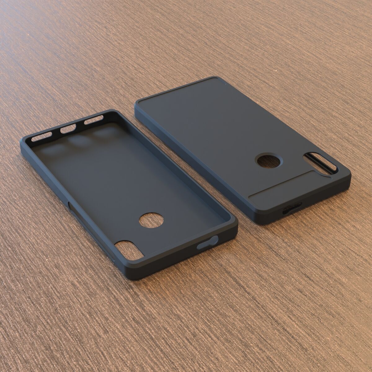 Mobile Case Motorola One Power 3D print model_2