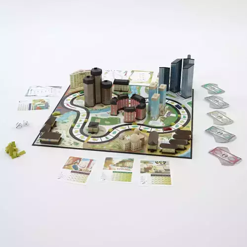 Monopoly HOTEL 3D model