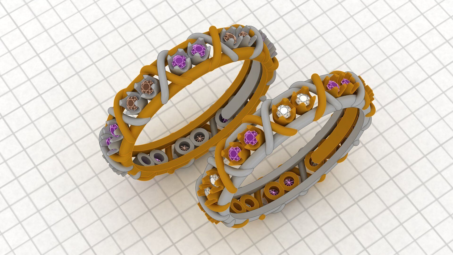 Tiffany ring 3DModel  3D print model_2