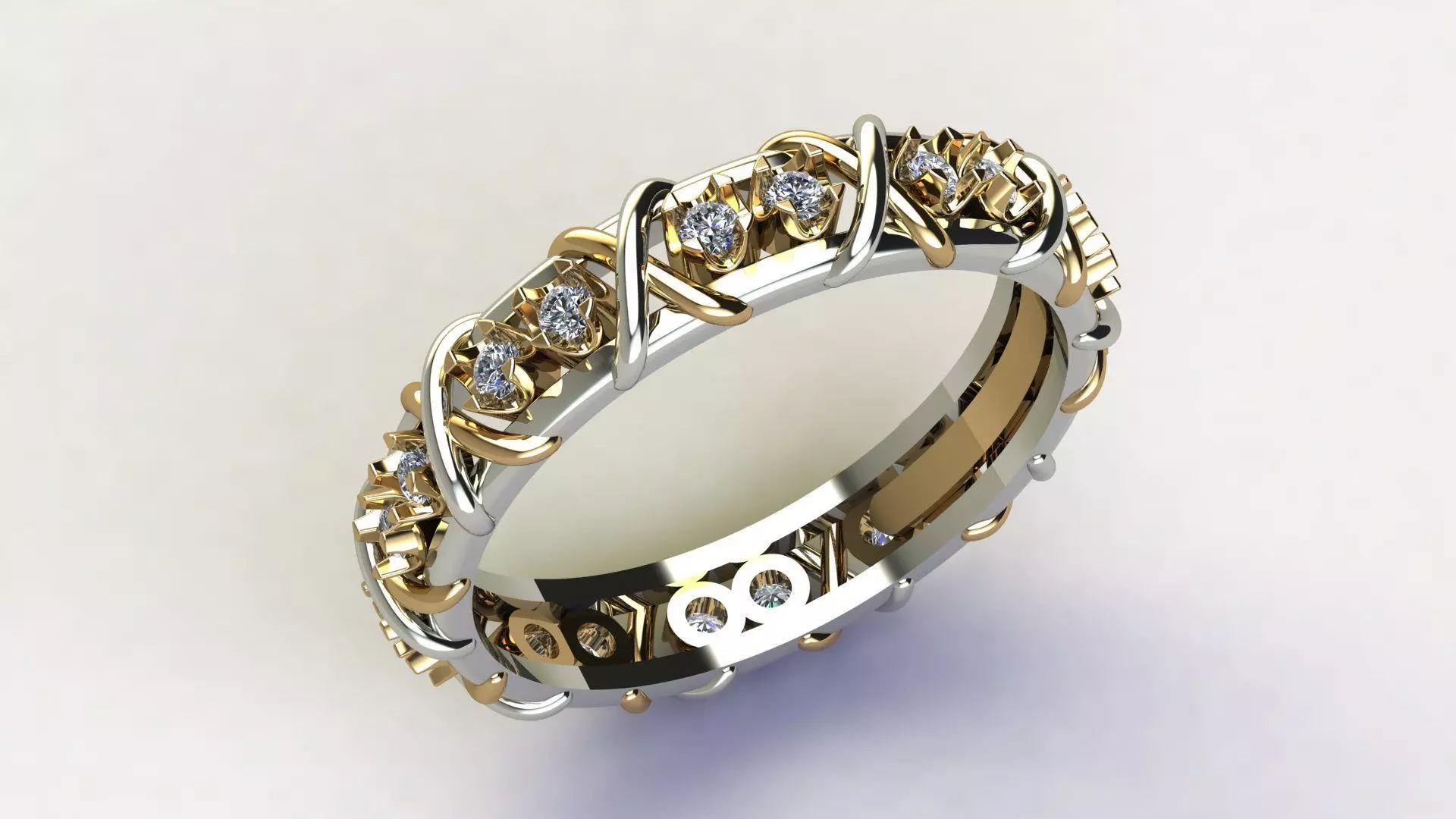 Tiffany ring 3DModel  3D print model_0