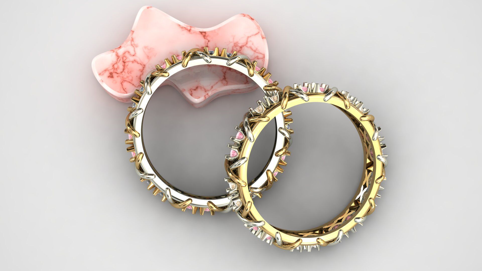 Tiffany ring 3DModel  3D print model_4