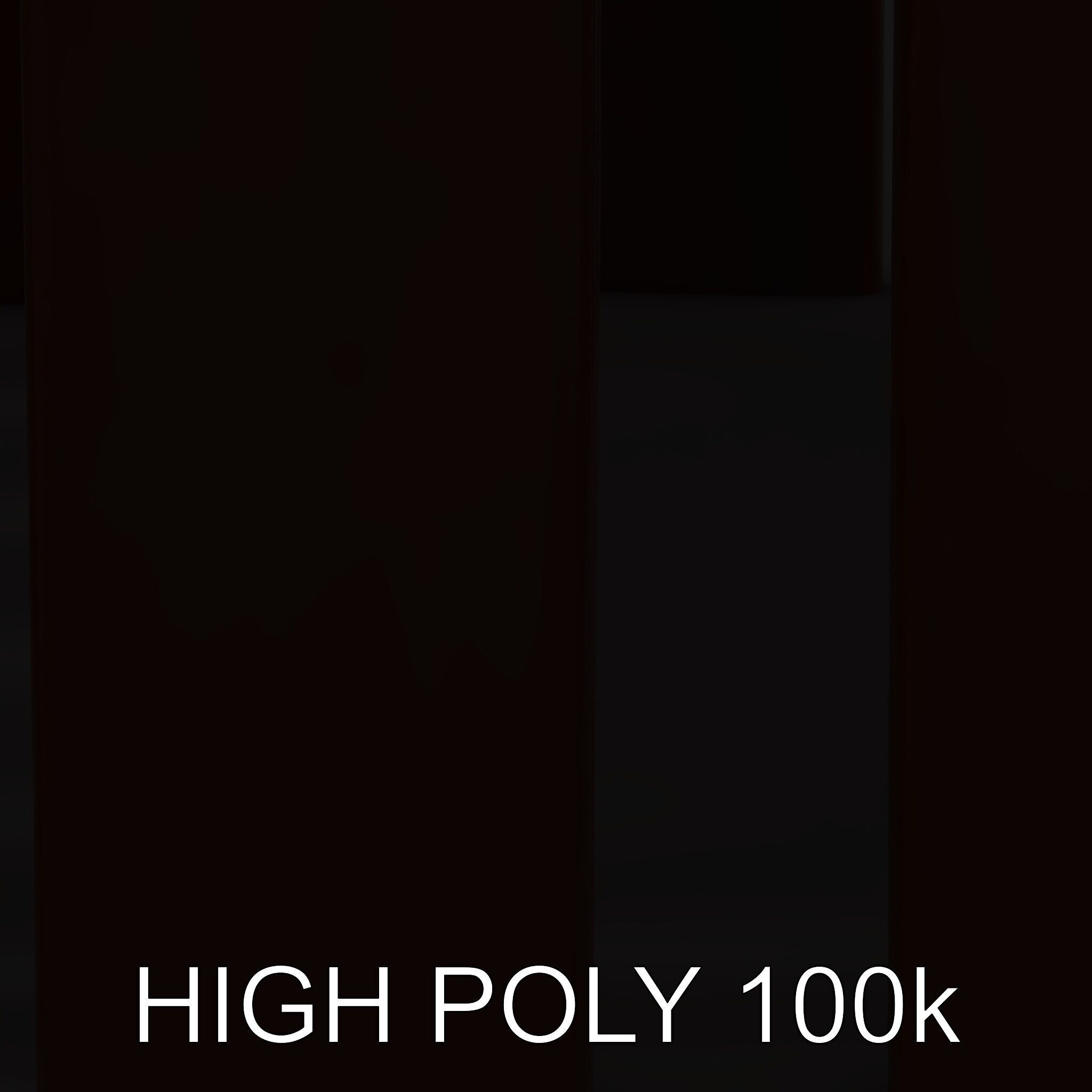 Urban Metal Trash Can Model Pack Low-poly 3D model_4