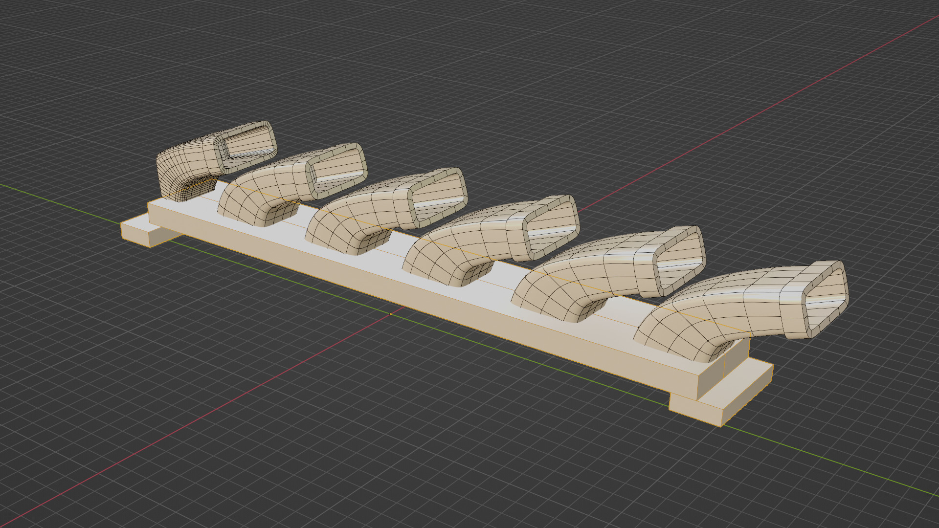 Exhausts for 24th scale Airfix Stuka 3D print model_6