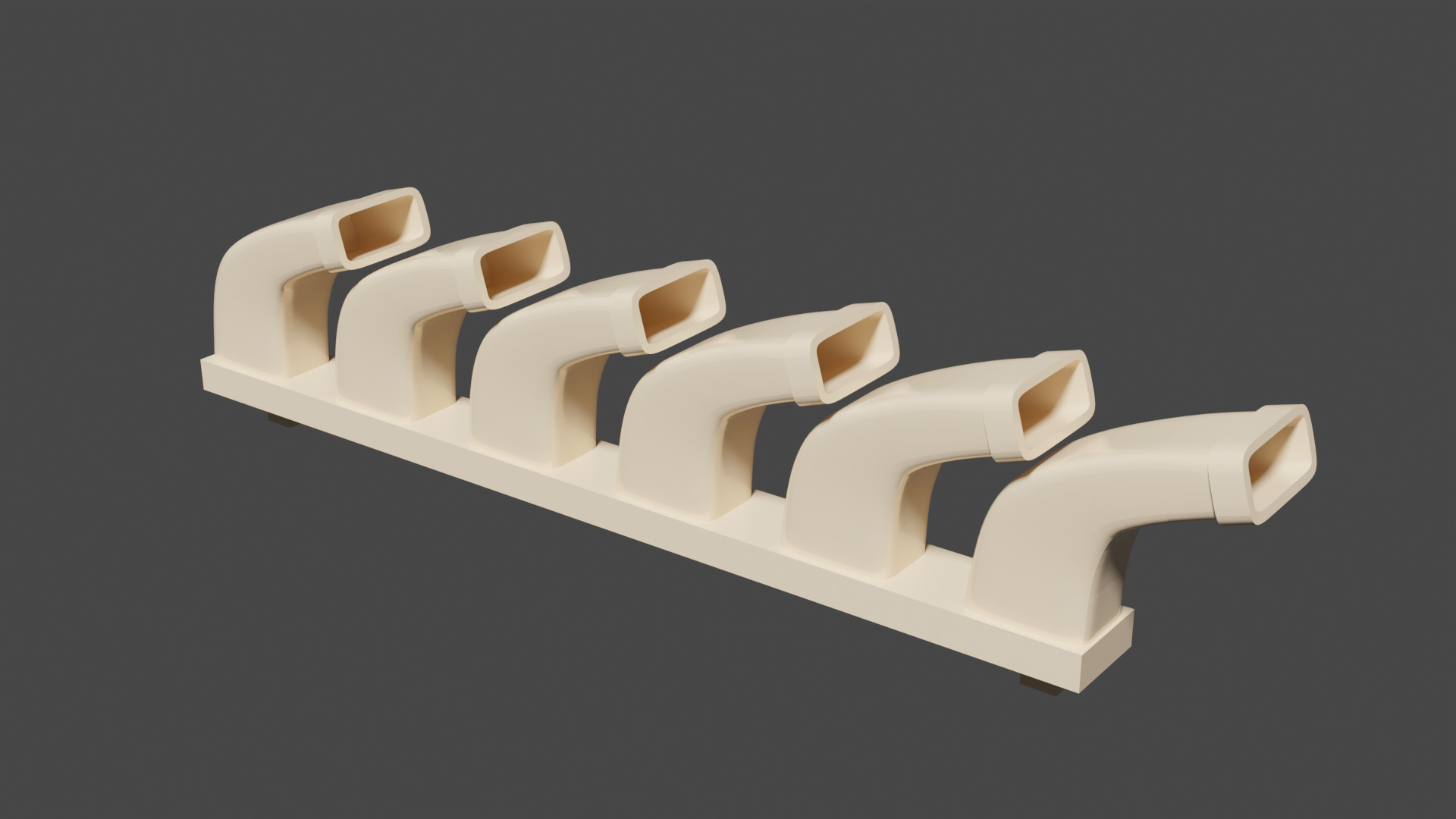 Exhausts for 24th scale Airfix Stuka 3D print model_3